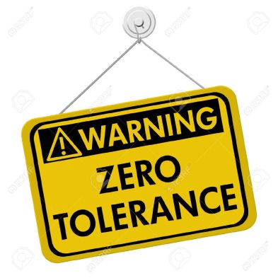 25083560-zero-tolerance-warning-sign-a-yellow-and-black-sign-with-the-words-zero-tolerance-isolated-on-a-whit